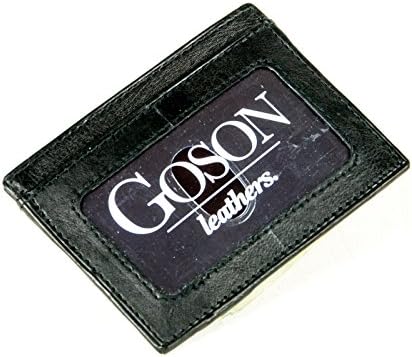 Goson® Leather Money Clip & Credit Card Holder - Leather Wrap Spring Clip only P&P Inc.