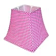 Tadpoles Basics Gingham Lamp Shade - Fuchsia
