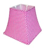 Tadpoles Basics Gingham Lamp Shade - Fuchsia