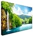 Large Picture Of Waterfall Forest Of Croatia Shine Canvas Wall Art Print 40x30 inches