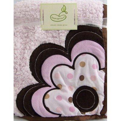 Beansprout Mod Daisy Match Back Blanket - Pink product image