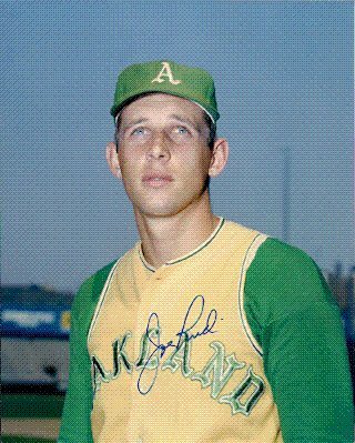 Autographed/Hand Signed 8x10 Photo Joe Rudi Oakland A's