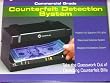 Commercial Grade Counterfaeit Bill UV Detection System