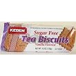 6 / Pack Kedem Sugar Free Tea Biscuits Vanilla Flavor - 4.5 Oz - Kosher Parve