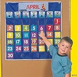 Nylon Classroom Calendar Pocket Chart