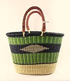 TKUGA Konongo African Basket Shopper-Tot...