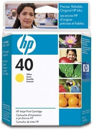 HP 40 Yellow Original Ink Cartridge (51640Y)