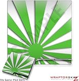 Sony PS3 Slim Skin - Rising Sun Japanese Green