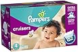 Pampers Cruisers Diapers Economy Plus Pack, Size 4, 152 Count
