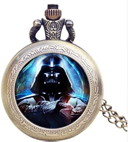 New Arrival Vintage planet Wars Darth Vader Pocket Watch Men's Quartz Analog Movement Watch