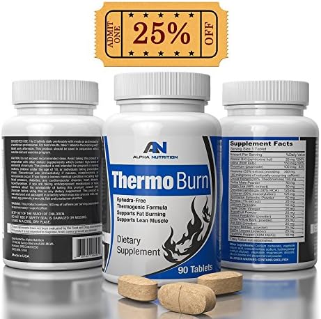 Weight Loss Pills, Fat Burners with Garcinia Cambogia, Coleus Forskohlii (Forskolin), Green Tea Extract and Other Potent Ingredients - ThermoBurn Super Thermogenic Fat Burner for Women and Men - Extra Thermogenic Push for Weight Loss and Healthier Lifestyle, Results and Satisfaction Guaranteed! Buy Now to Accelerate your Weight Loss Goals - 90 Diet Pills