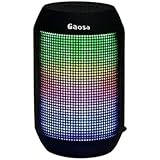 bluetooth speakers,Mini Portable Bluetooth Wireless Speaker w/ Colorful LED Light Subwoofer HIFI Speaker Support USB TF Card