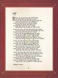 If by R Kipling. Art Print Poster 12 inches width by 16 inches height. Highest Quality Art Poster Print