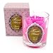 SMALL VOTIVE SCENTED BEESWAX CANDLE/PINK