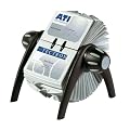 Durable Visifix Flip Rotationskartei mit 200 Visitenkartenh�llen (f�r 400 Visitenkarten) in schwarz