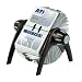 Durable Visifix Flip Rotationskartei mit 200 Visitenkartenh�llen (f�r 400 Visitenkarten) in schwarz