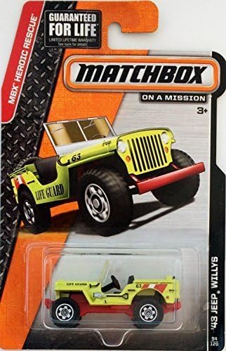 Matchbox MBX Heroic Rescue '43 Jeep Willys 94/120 by Matchbox Yesteryear