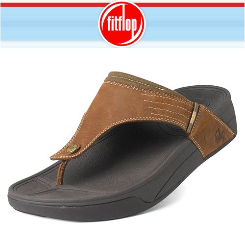Childrens Toyshop  Apparel : FitFlop Dass Sandals - Brown - Mens