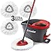 O-Cedar EasyWring Microfiber Spin Mop & Bucket Floor Cleaning System with 3 Extra Refills
