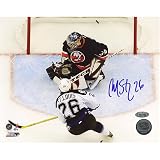 NHL Martin St Louis Playoff Goal Vs DiPietro Autographed 8-by-10-Inch Photograph