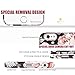 iPhone 6 Girl Case, Akna Retro Floral Series**[Girl Case]**[Slim Cover]**[Semi-soft Rubber Oil Coating]**[Vintage Flower Pattern] Back Case for iPhone 6 - 4.7” iPhone - [Berlin Black]