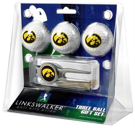 Iowa Hawkeyes Ncaa Kool Tool 3 Golf Ball Gift Packs