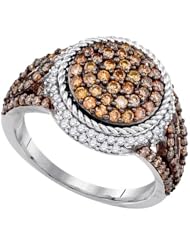 1.18CT-DIA COGNAC DIAMOND RING