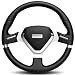 Momo MEVO35BK1P Millenium Evo 350 mm Leather Steering Wheel Momo MEVO35BK1P Millenium Evo 350 mm Leather Steering Wheel