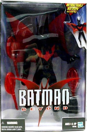 Batman Beyond BATMAN 1999 Boxed 9 inch Action Figure by Hasbro with Retractable Batrope (lets him fly) Batman Beyond BATMAN 1999 Boxed 9 inch Action Figure by Hasbro with Retractable Batrope (lets him fly)