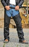 Milwaukee Ranger Leather Chaps Black
