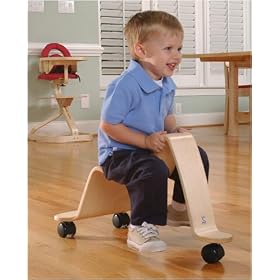 Scandinavian Child Svan� Natural Wood Kids Scooter by Svan