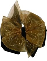 Posies Accessories Basic (Medium) Hair Bow Velvet Collection 1 (Black/Dijon)