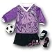 Purple Soccer Flash Outfit. Fits 18