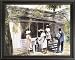 African American Black Getting Water At The Well Picture Black Framed Art Print