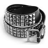 Classic Pyramid Studded Leather Belt #27