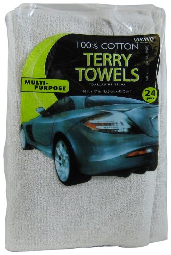 Viking 100% Cotton Terry Towel - 24 Pack