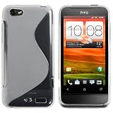 mumbi TPU Silikon Schutzh�lle f�r HTC One V Silicon transparent wei�von "mumbi"