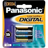 CR-123 Photo Lithium Battery Retail Pack- 2 Pack-T44260
