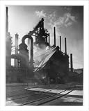 Historic Print (S): Blast furnace at the Bethlehem steel works in Pennsylvania