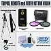 Wireless Remote Control (Nikon ML-L3 Replacement), Professional 52mm Multi-coated 3 pc. UV, FLD and Polarizing Filter Kit & 57 INCH Full Size Tripod for Nikon D3000 & Nikon D5000 Digital SLR Camera + Bonus 5pc Deluxe Lens Care & Cleaning Kit & FREE MICROFIBER CLEANING CLOTH