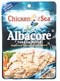 Chicken of the Sea Premium Albacore Tuna in Water, 2.5-Ounce Pouches (Pack of 12)
