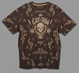 Marc Ecko - Marc Ecko Collection, "Cigar Box" Mens T-Shirt, Tee, Brown