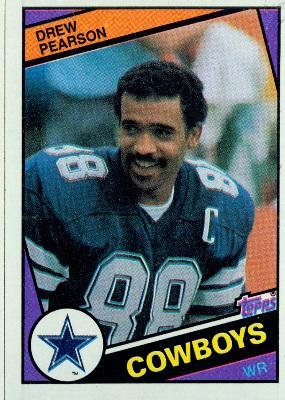 1984 Topps #243 Drew Pearson - Dallas Cowboys (Football Cards)