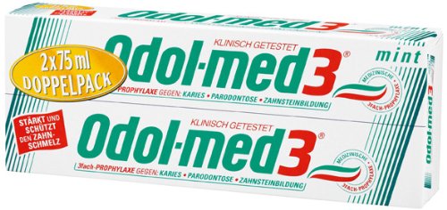 Odol med 3 mint Zahncreme Doppelpack 2 x 75 ml