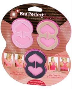 Bra perfect concealer clips asst. colors pack of 6