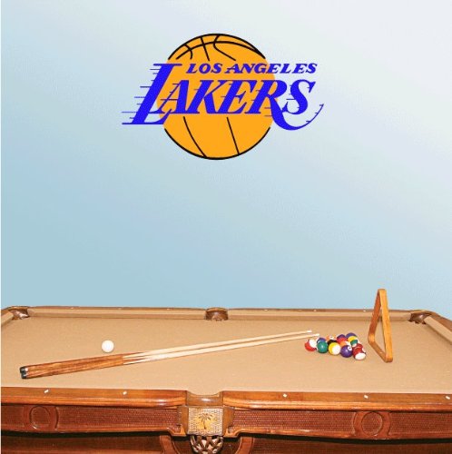 Los Angeles Lakers Basketball Wall Decal 25" x 14"