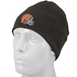 NFL Men's End Zone Uncuffed Knit Hat - K173Z (Cleveland Browns, One Size Fits All)