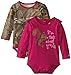 Carhartt Baby Girls' 2 Pack Bodysuit