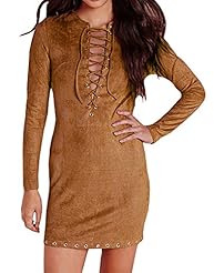 Lace Leather Mini Dress 