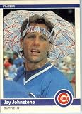 1984 Fleer # 495 Jay Johnstone Chicago Cubs Baseball Card - Mint Condition - Shipped In A Protective Screwdown Display Case!